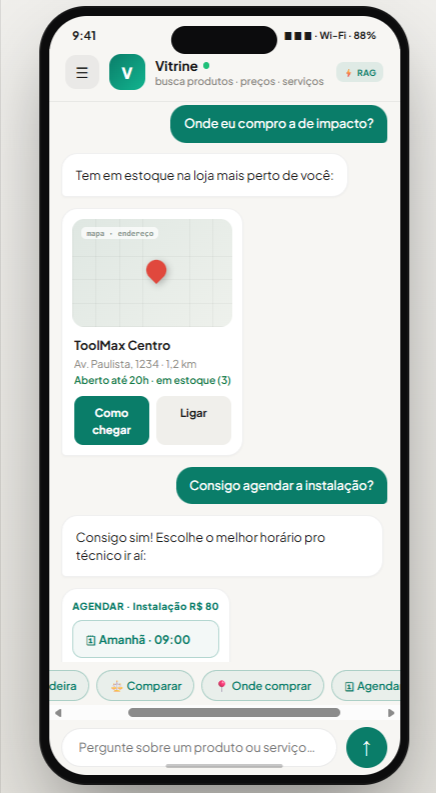 Reserva confirmada: agendamento e pedidos sem sair do chat